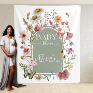 Arch Baby in Bloom Baby Shower Backdrop
