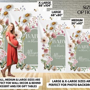 Arch Baby in Bloom Baby Shower Backdrop