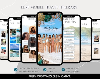 Black Girls Beach Trip Itinerary: Mobile Birthday Weekend (Digital)