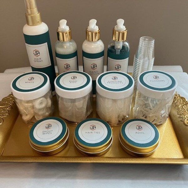 Wedding Bathroom Basket Etsy