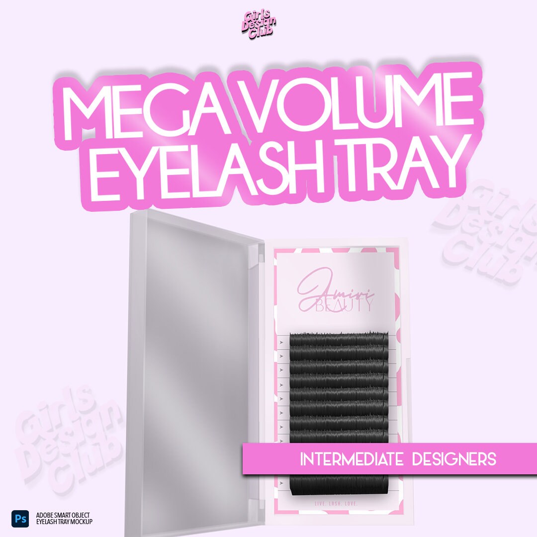 Eyelash Tray Mockup, PSD Eyelash Tray, Eyelash Digital Mockup - Etsy