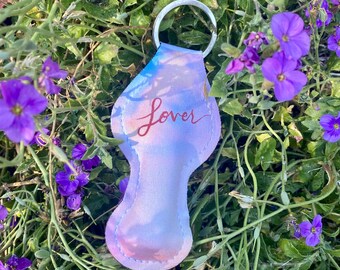 Lover Lip Balm Holder Keychain