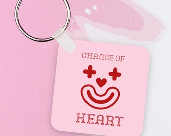 The 1975 Change of Heart inspired keychain