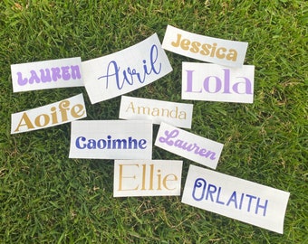 Personalised Custom Name Decal Label