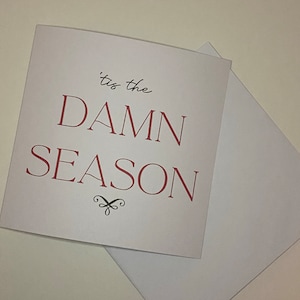 Es la maldita temporada Tarjeta de Navidad
