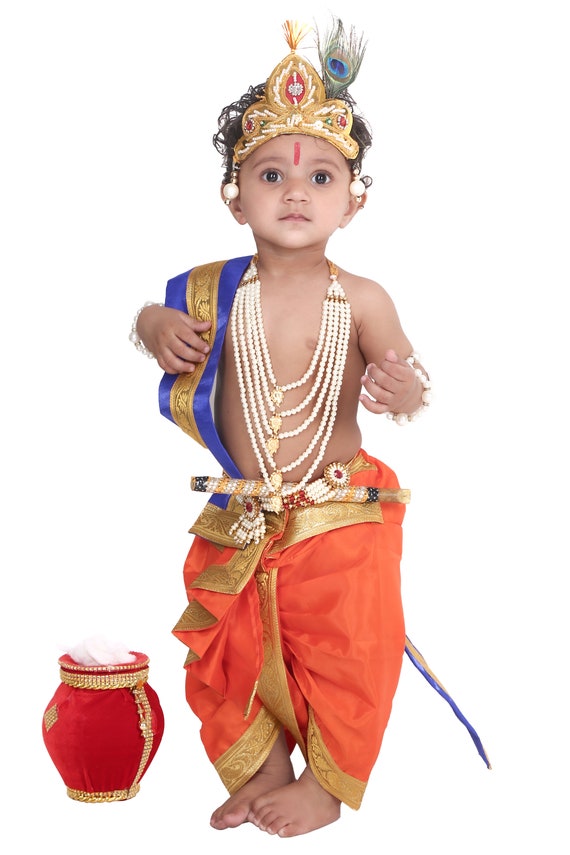 lord krishna dress for baby boy near me