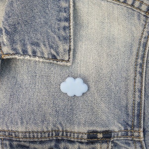 Cloud Brooch | Weather Accessory | Cute Cloud Lapel Pin | Cloud Shape ...