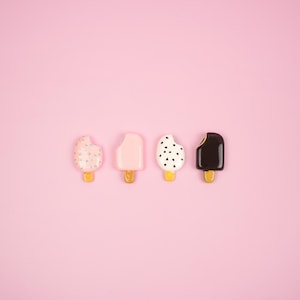 Ice Cream Bars Magnet Set | Popsicle Fridge Magnet | Chocolate Ice Cream Bar Home Decor Gift | Frozen Dessert Magnet | Cute Kitchen Decor