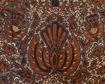 043: Extraordinary Tulis Batik with production year, Kain panjang , Indonesia, C. 1958. | •Vintage batik• Antique•Hand Drawn batik•