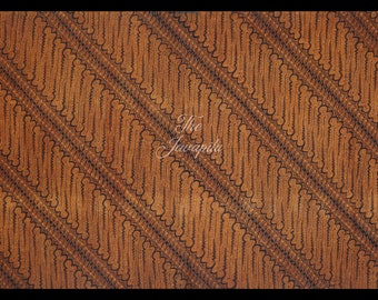 Signed Tulis Batik Kain panjang Skirt cloth, Indonesia. Mid 20th Hand Drawn batik–Indonesian Batik-Fiber arts-Vintage batik