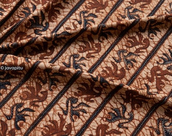 Antique: Batik Sogan wonogiren Lereng kembang, Mid 20th C.