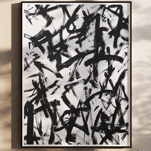 Chaos & Emotion. Printable Art, Wall Art, Home Décor, Gift Idea, Digital Print, Digital Download