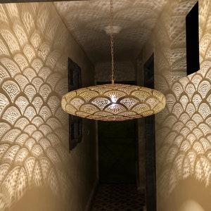 Moroccan Pendant Lampshade , Moroccan lampshade , Lampshades Lighting , Hanging lampshade, New home decor