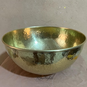 Handmade Hammered Brass Countertop Sink - Marrakech Design