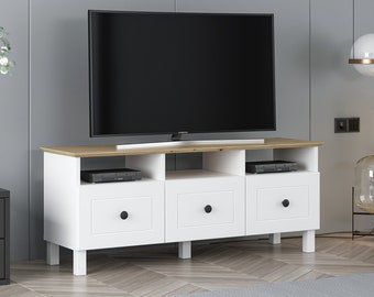 Details about   Media Tv Console Media Stand Tv stand White Tv Stand WHITE Tv Unit 