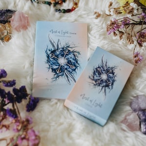 Nest of Light Oracle Deck / ENGLISH and FRENCH For Tarot Oracle cards readings Indie deck
