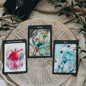 Mage Cards Oracles 1 and 2  : cartomancy / esoteric archetypes / divination  Indie Oracle deck Tarot For readings