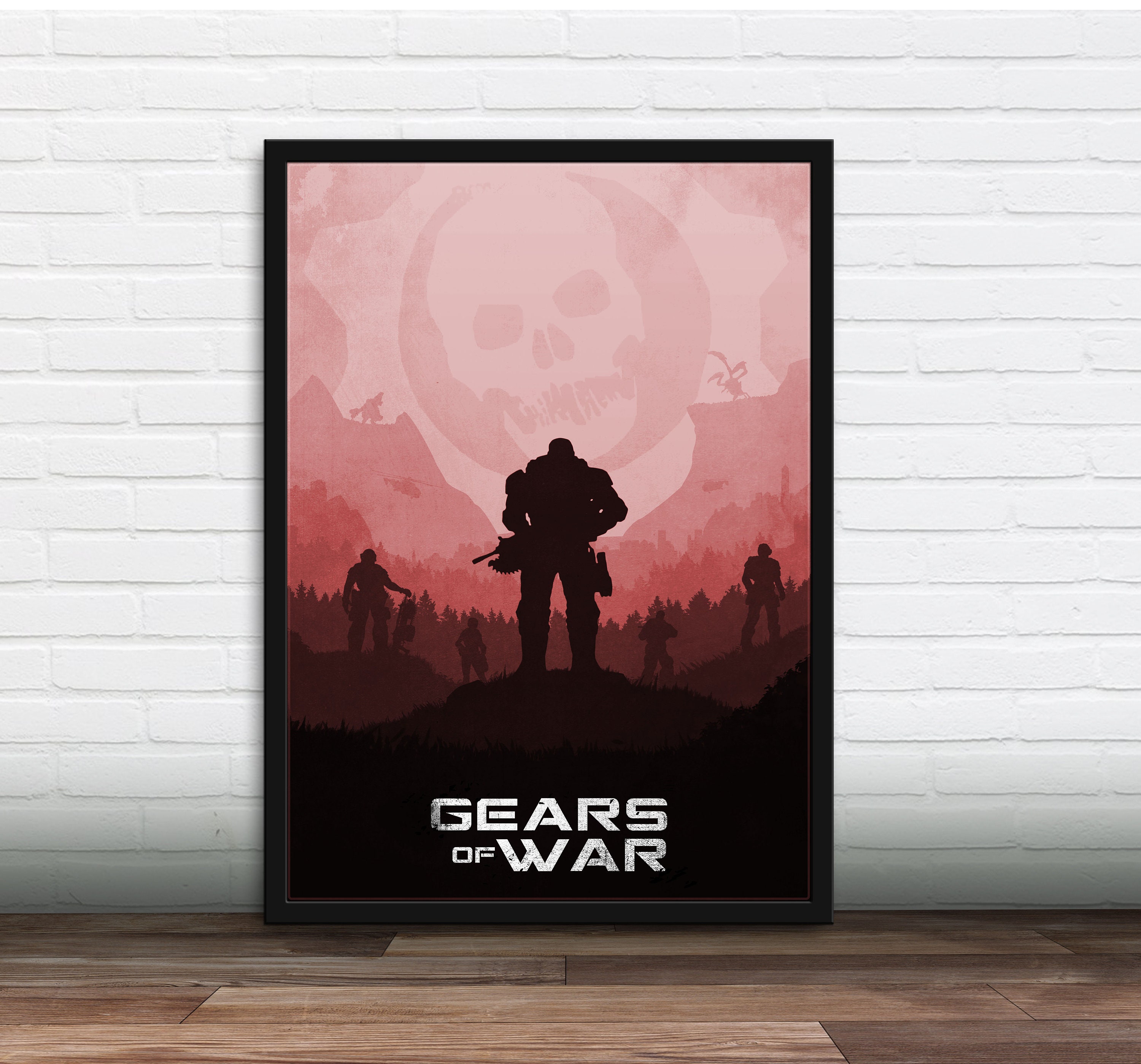 Gears of War - Gears 3 Poster Emoldurado, Quadro em