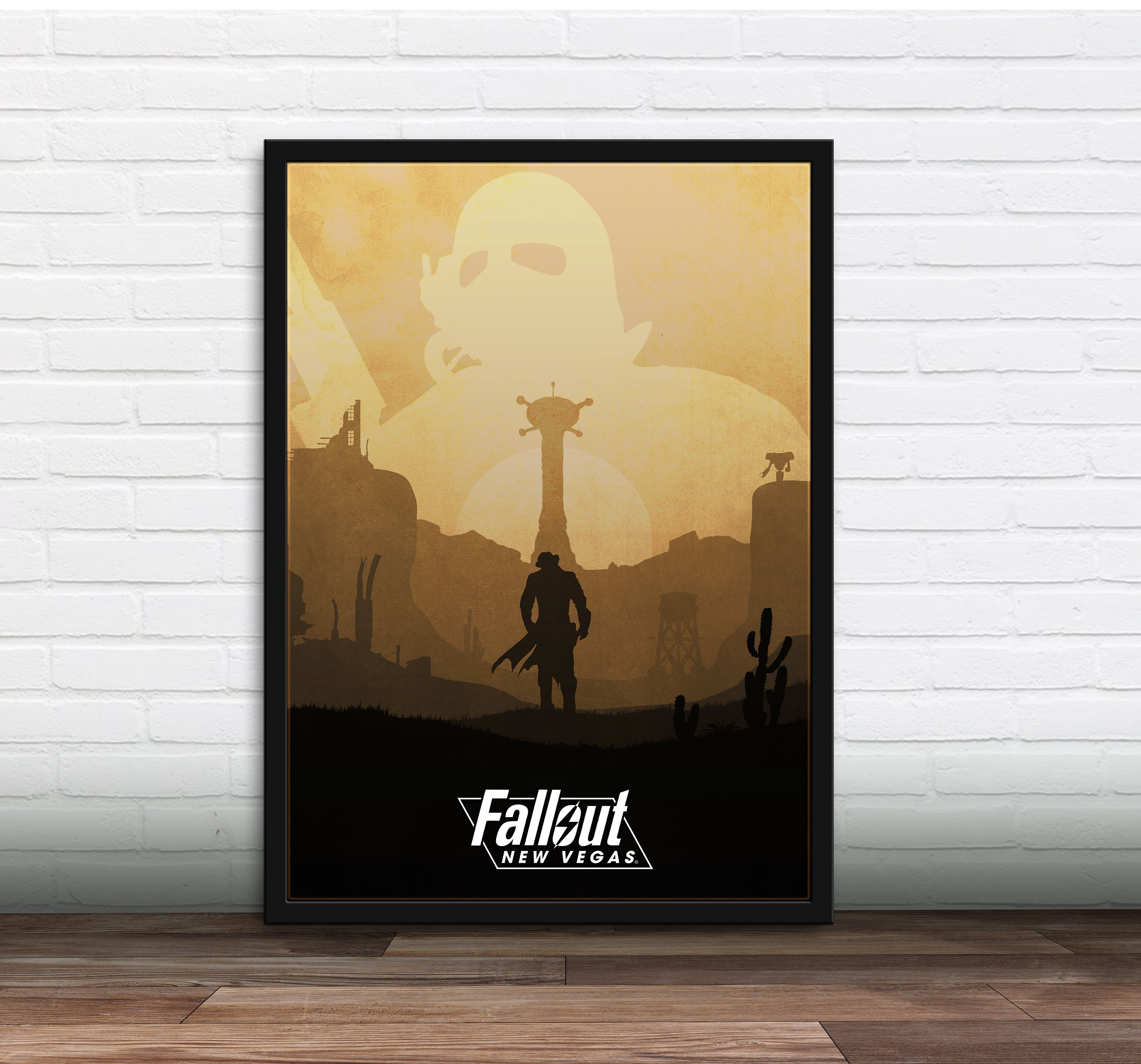 Gaming Canvas Fallout New Vegas Gaming Poster Video Game 