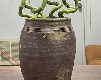 Vintage item- unique handmade vase, estimated 1950s