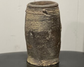 6,5” tall Vintage item- unique handmade vase, estimated 1950s