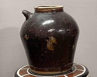 Antique Ceramic Vase – 1900s Vietnamese Pottery, Collector's Item