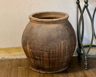 14 inches vintage pottery vase
