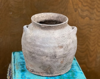 Antique Ceramic Vase – Handmade Vietnamese Pottery, 1900s