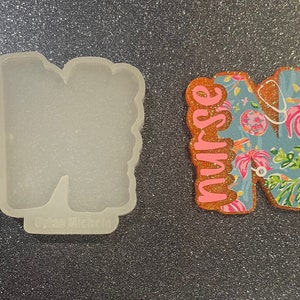 Nurse Monogram | Silicone Mold | Resin Mold