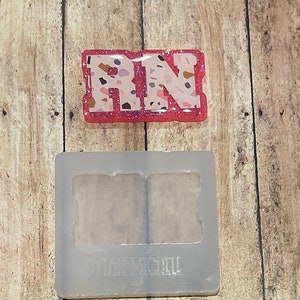 RN Monogram | Silicone Mold | Resin Mold