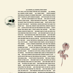 Custom Lyric Art Print