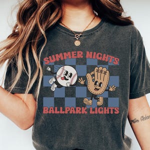 Cute Baseball Mom Shirt, Gift For Baseball Mama, Baseball Shirt For Women, Mothers Day Gift, Family Baseball T-Shirt, Comfort Colors Shirt