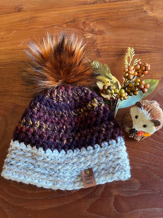 Warm Tan Handmade Crotcheted Cap Beanie -Size: One Size Fit Most Handmade Mustard Crochet Beanie – Eco-Friendly Winter Hat  main image 4