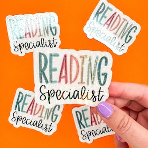 Reading Specialist - Teacher - Teacher Sticker - Learning Teacher Sticker