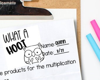 What a Hoot - Eulen-Stempel - Lehrer-Stempel