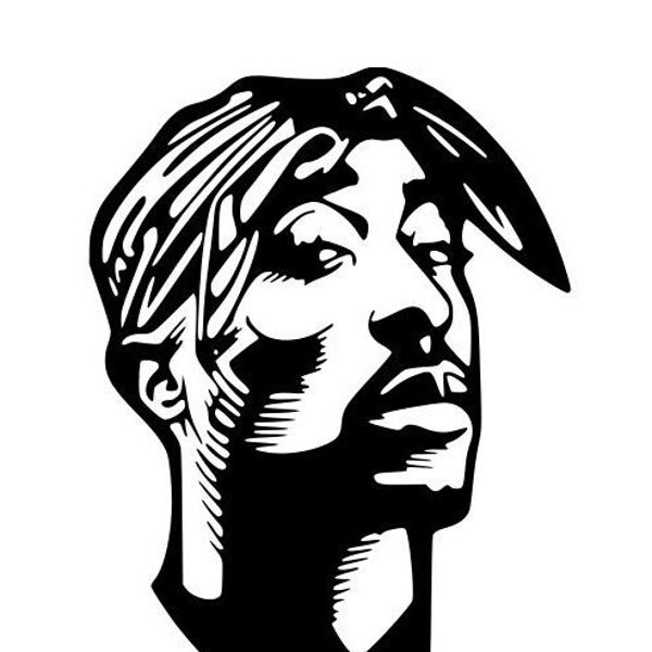 Tupac SVG, Rap SVG, Vintage SVG, Tupac Shakur Png, Dxf, Eps, Hip Hop Png, Cricut Cut File, West Side Svg, Old svg,