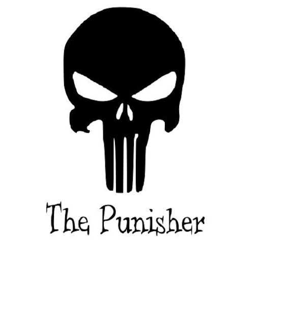 Punisher skull SVG cutting file