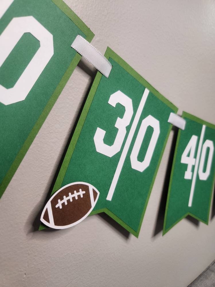 Football Banner Superbowl Party Football Garland Football Party Banner Football Birthday Party Decor Superbowl Decor Football