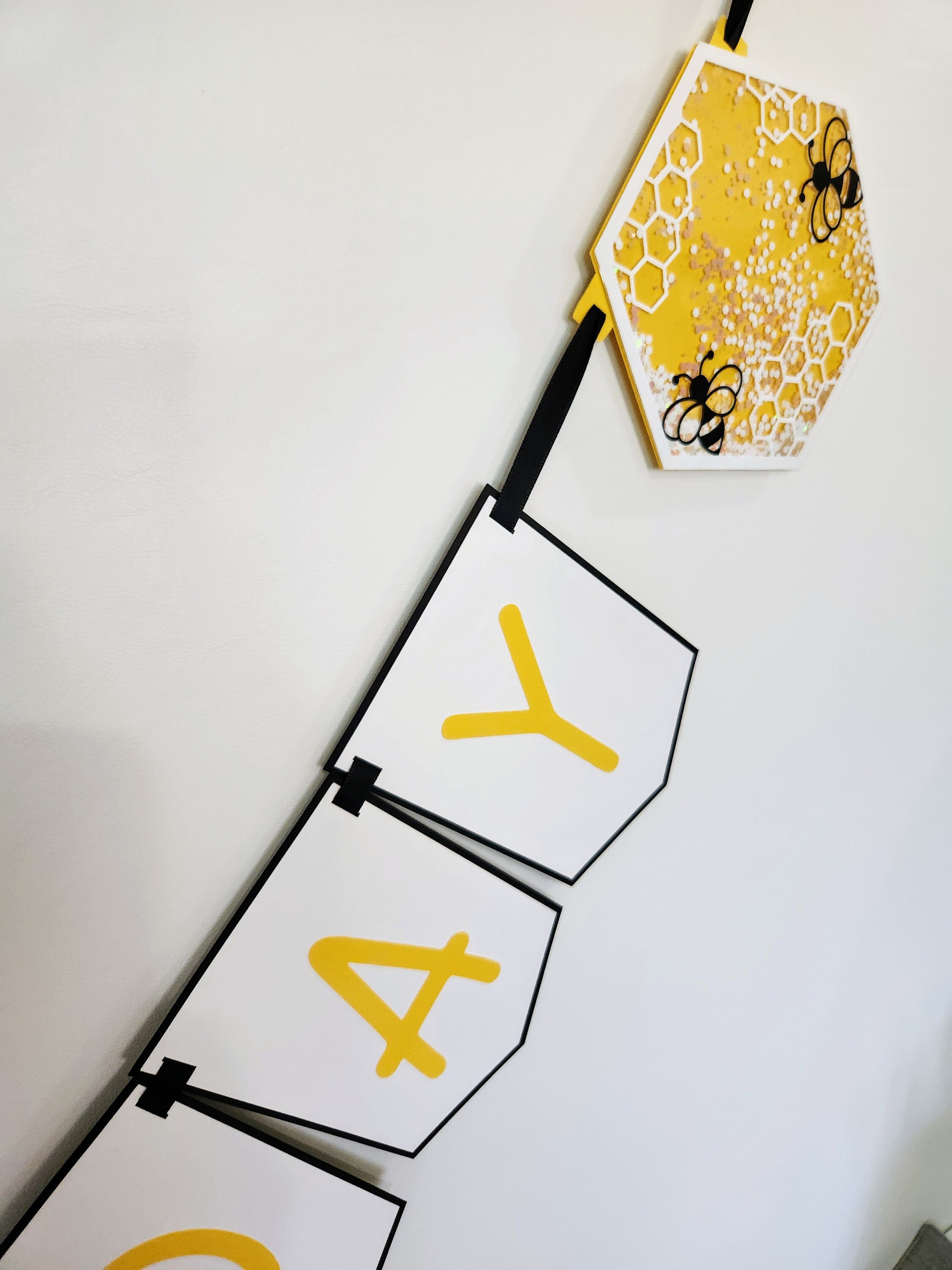 1st Bee Day Birthday Banner First Bee Day Birthday Banner as Sweet as ...