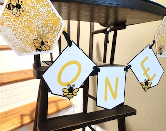1st Bee Day Highchair Birthday Banner Bee Day Highchair Banner First Bee Day Birthday Banner 1st Birthday Bee Day As Sweet As Can Bee