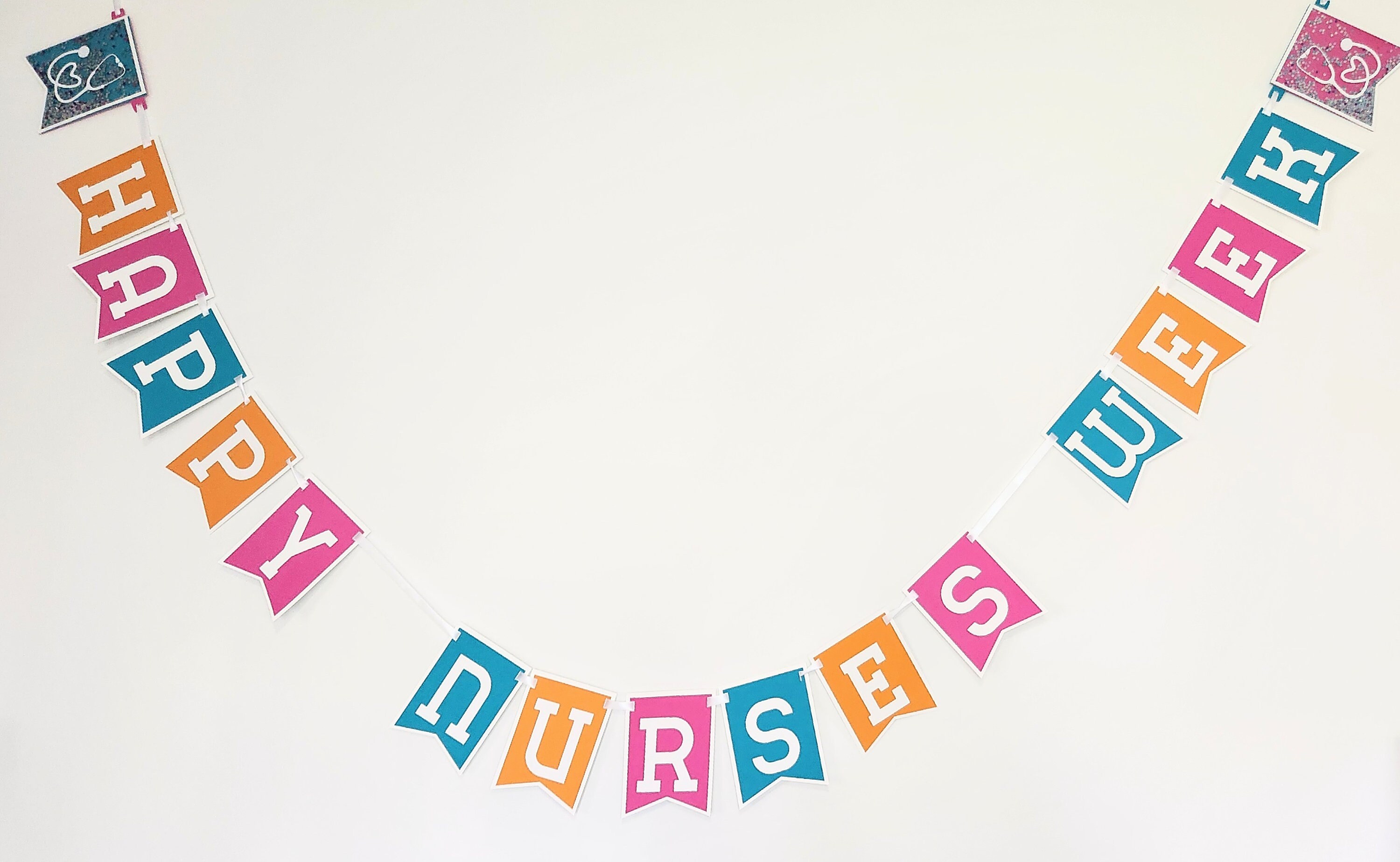 Happy Nurses Week Banner Nurses Week Garland Thank You Nurses Make the ...