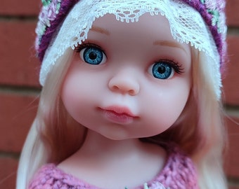 Ooak Restyled Paola Doll custom handmade dress accessories. Art collection doll. Available & ready to ship. Reina Style Doll, UK seller