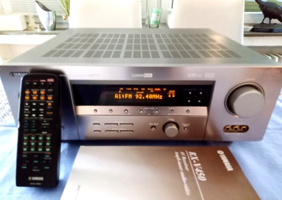 yamaha-rx-v450-av-6-1-orig-manual-and-remote-control-6x-130-etsy