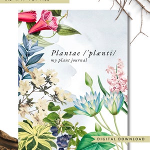 PDF Plant Nature Journal Charlotte Mason Klassiek onderwijs Wetenschap Kinderen Volwassenen Vintage illustratie
