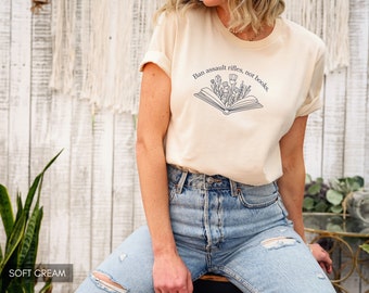 Ban Assault Weapons Shirt, Policy and Change T-shirt, Banned Books Tee