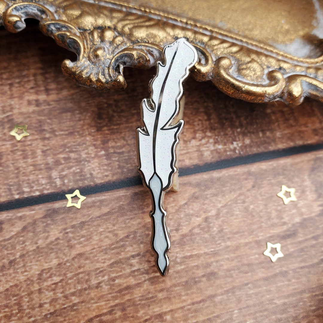 Sugar Quill Enamel Pin Etsy