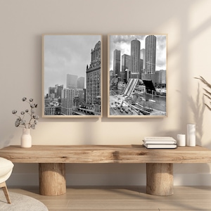 Chicago Downtown Views, Chicago Photography, Chicago Print - Art mural imprimable