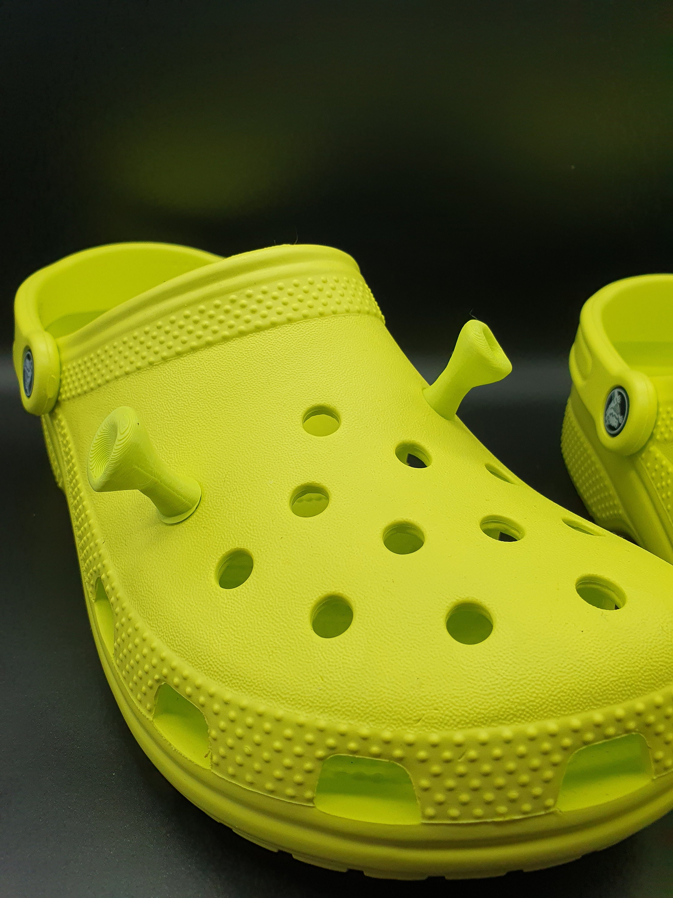  8 Pieces Shrek Ears Compatible with Crocs Shoes
