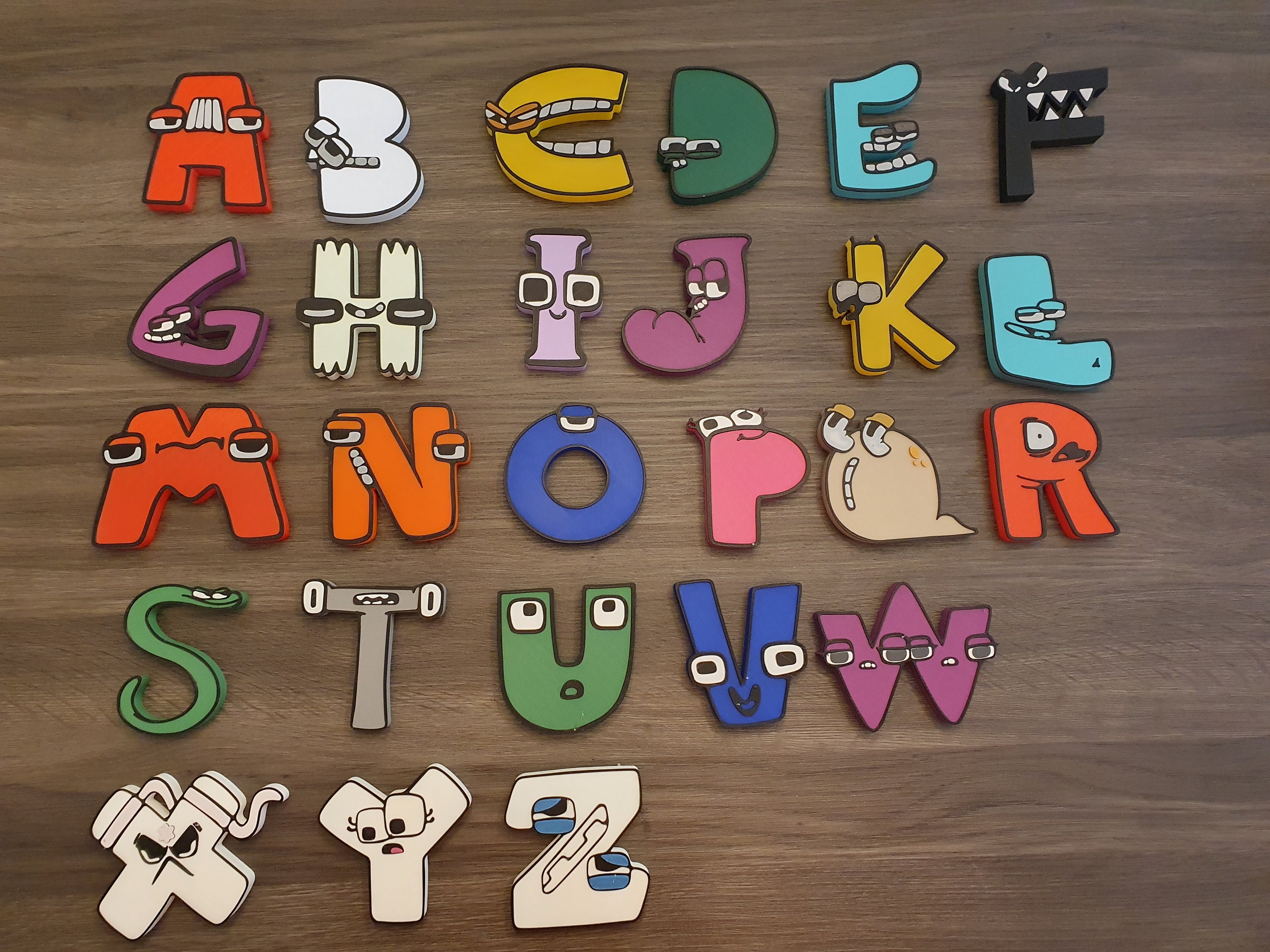 Digital Alphabet Lore A-Z Uppercase SVG / PNG / DXF / Eps