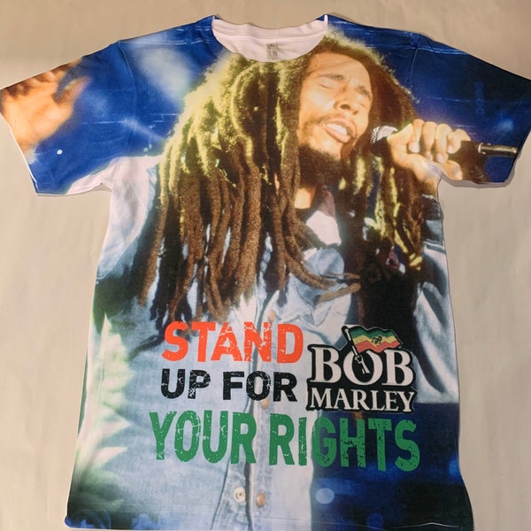 Bob Marley Get Up Stand Up Shirt Peter Tosh Wailers Gregory Isaacs Dennis Brown Reggae Rasta Dreadlocks Jamaica Black History Month